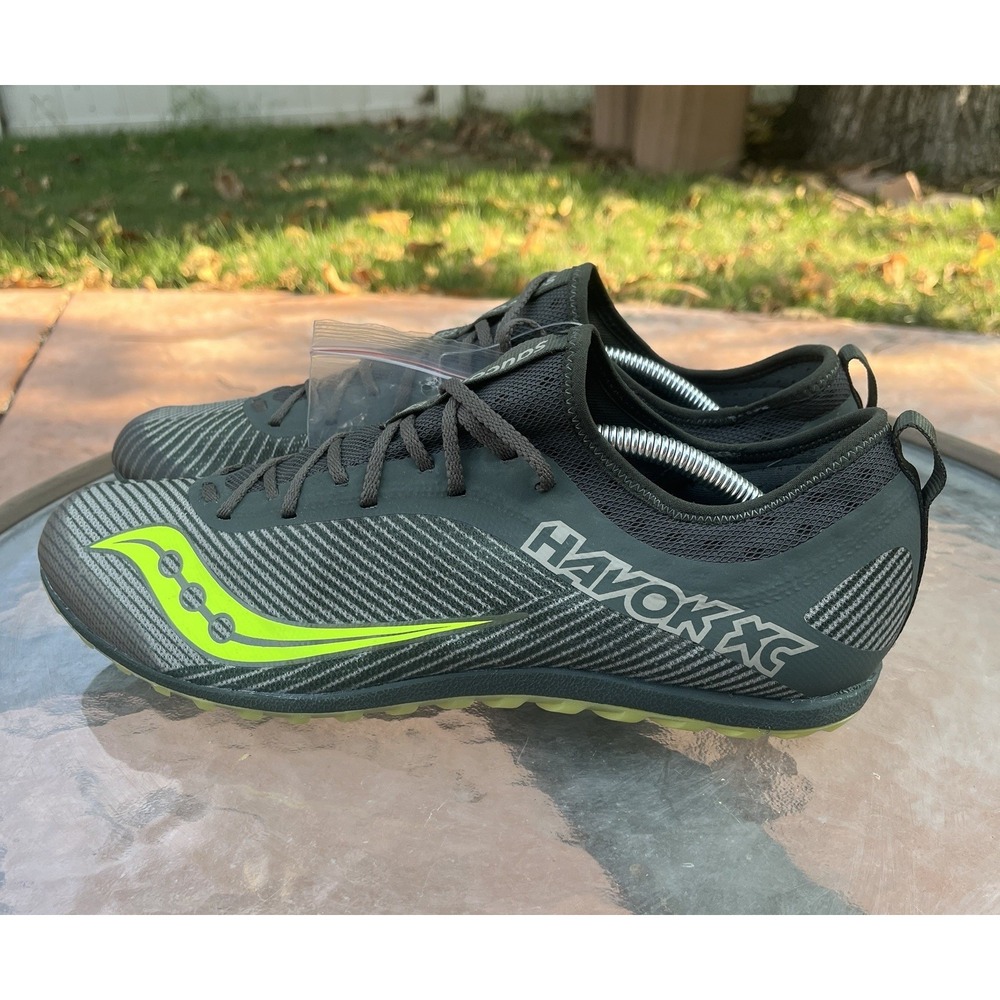 Saucony Mens Havok XC S29049-2 Green Running Racing Track Size‎ 13 New
